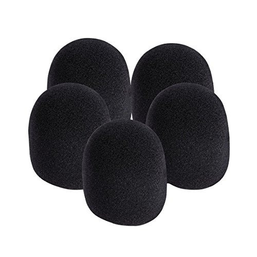 On Stage Foam Ball Type Black Microphone Windscreen