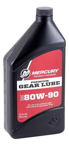 Aceite De Pata Mercury Sae 80w-90 Premium