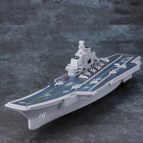Brinquedo Porta-aviões Modelo De Navio De Guerra Elétrico