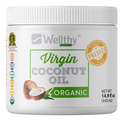 Aceite De Coco Extra Virgen Certificado Orgánico 440 Ml