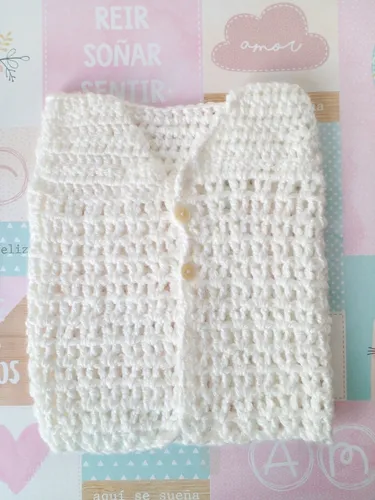 Chalequito de bebe a crochet hotsell