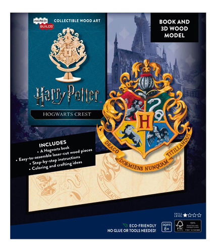 Harry Potter: Hogwarts Crest - Libro Y Modelo Para Armar 3d-madera, De Harry Potter  -. Editorial Insight, Tapa Blanda, Edición 1 En Inglés, 2019