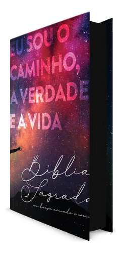 Bíblia Arc 860 Eu Sou O Caminho - Letra Normal, De Maquinaria Sankto. Editora Maquinaria Editorial, Capa Dura Em Português, 2021 Cor Rosa, Letra Padrão - Com Índice