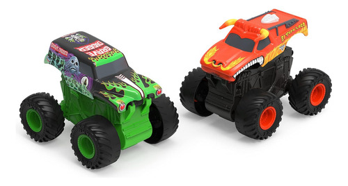 Monster Jam, Grave Digger Y El Toro Loco Click & Flip Origin