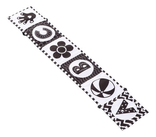 A Black And White Baby Cloth Book Toy High Control