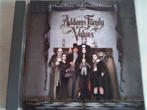 Addams Family - Cd Soundtrack - Importado - Nuevo Sin Cerrar