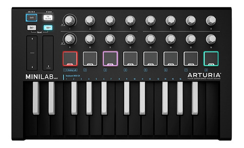 Controlador Arturia Midi Usb 25 Teclas Minilab Mkii