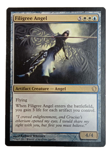 Carta Filigree Angel [c13] Mtg Artifact Angel