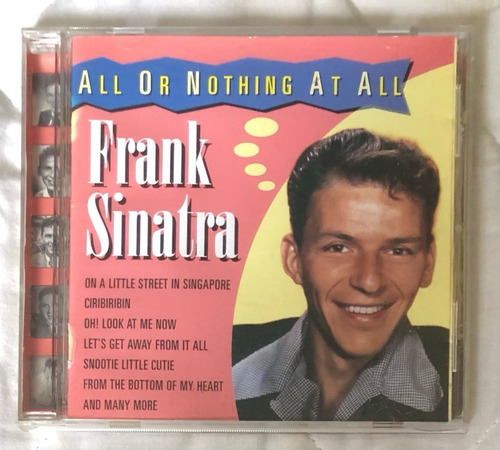 Cd Frank Sinatra - All Or Nothing At All (importado) (Usado)