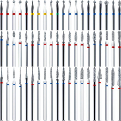 Juego De 60 Brocas De Diamante Para Uas, Limpiador Elctrico