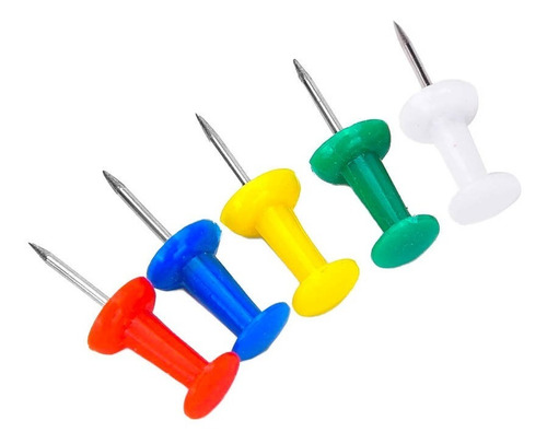 Push Pins Pinchos 150 Unidades Colores Surtidos