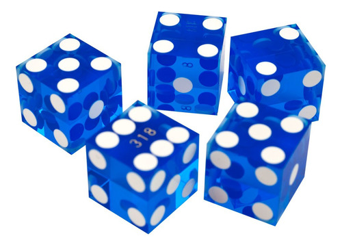 Casino Dice Trademark Poker 10-dc19 Rojo 19 Mm Grado A (rojo