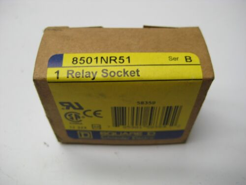 Square D 8501nr51 Ser.b Relay Socket Nsmp Ttc