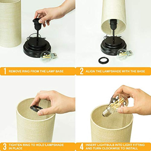 Lámparas De Mesa De Noche Lámpara De Mesa Táctil Aultra Led