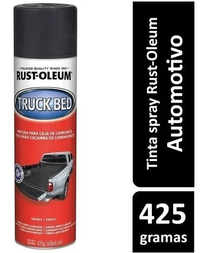 Spray Automotiva Para Caçamba Truck Bed Preto Rust Oleum