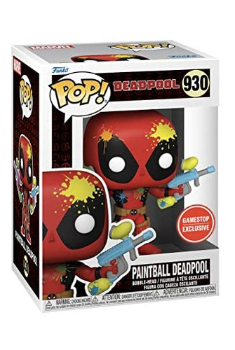 Funko Pop! Marvel: Paintball Deadpool Solo En Gamestop