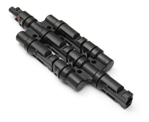 Conector/adaptador Mc4 Triplo 3x1 Paralelo 30a. 1000v.