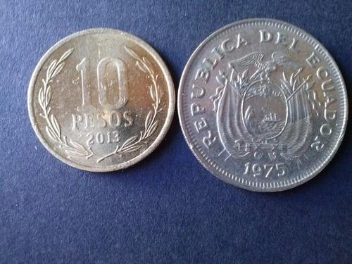 Moneda Ecuador 1 Sucre Níquel 1975