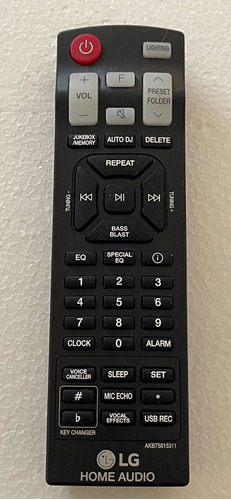 Control Remoto LG Home Audio Nuevo Original