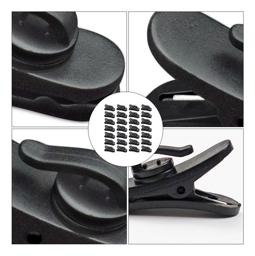 100 Unidades De Clips Giratorios Portátiles Para Auriculares