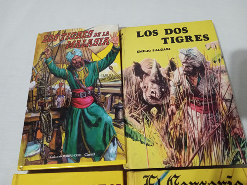 Salgari X4 Sandokan Los Dos Tigres El Corsario Negro Los Tig (Usado)
