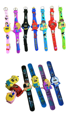 10 Relojes Infantiles Souvenirs Piñata Avengers - Disney
