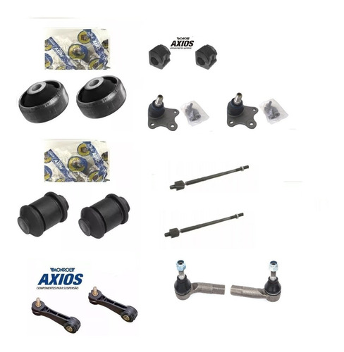 Kit Buchas Pivô Bieleta Axial Terminal Audi A3 Até 2005