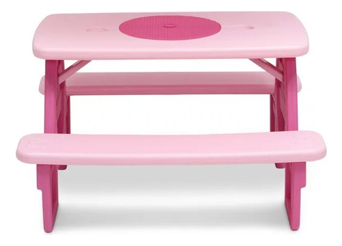 Mesa Infantil Para Niña Picnic Exterior Interior Minnie Mous