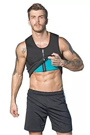Chaleco De Neopreno Fitness Gym Hombre Todos Los Talles