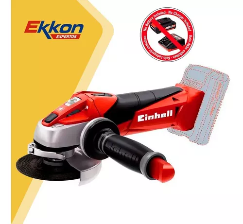 Einhell Amoladora angular con batería TE-AG 18/115 Li-Solo Power X-Change  (18 V