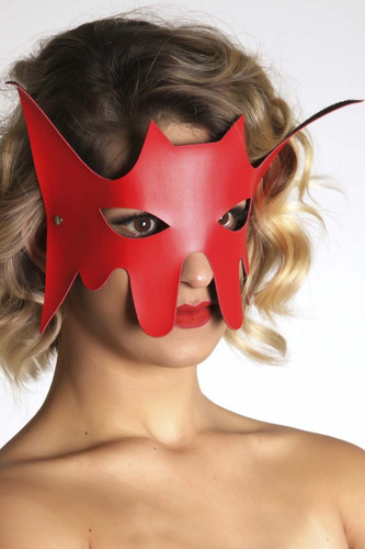 Máscara Morcego Vermelha