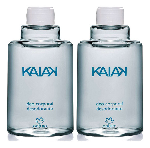 2 Refil Perfume Deo Corporal Masculino Natura Kaiak Clássico Tradicional 100ml