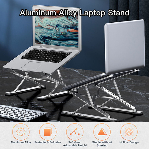Elevador Portátil Soporte Ergonómico De Aleación De Aluminio
