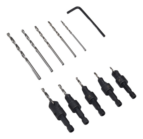 Kit De Herramientas Para Taladrar Chaflanes, Juego De Brocas