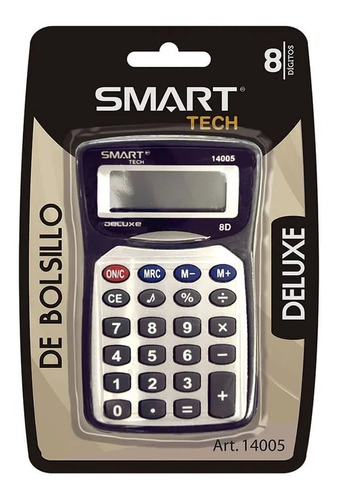 Calculadora De Bolsillo Chica De 8 Dígitos Deluxe Smart