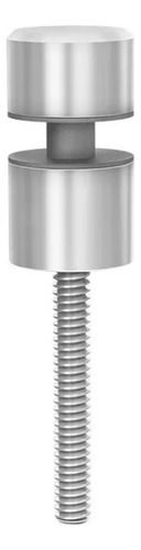 Soporte Separador Cristal Chapeton 10-19mm Acero Inox Satin