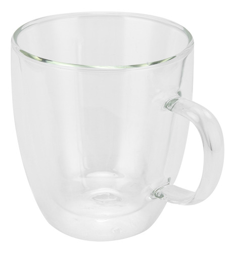 Vaso De Agua Con Asa De Doble Pared, Vidrio Transparente