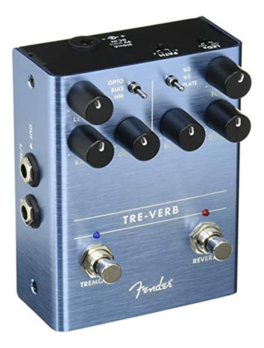 Pedal De Trémolo/reverberación Digital Tre-verb De Fender