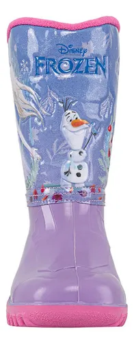 Botas Frozen Uxmal Lila Para Ni a Disney