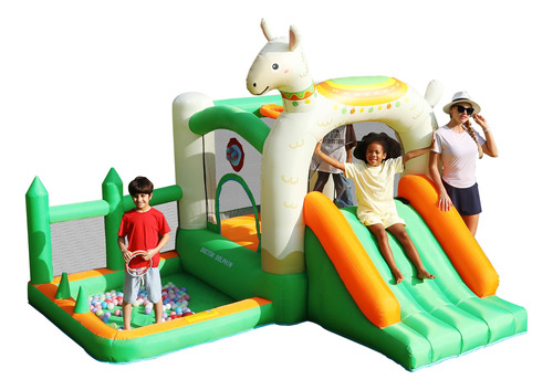 Inflatefly Bounce House - Castillo Inflable Con Tobogan De A