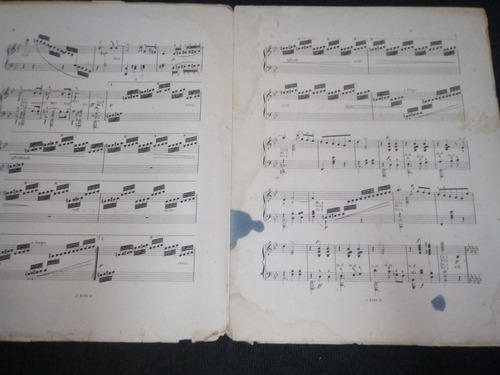 Imagen 3 de 3 de Partitura Deuxieme Mazurk Piano Benjamin Godard