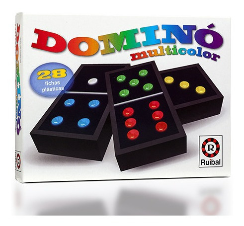 Domino Multicolor Juego De Mesa Original De Ruibal H591