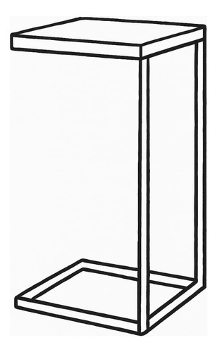 Mesa De Arrime Para Sillón Auxiliar Hierro Y Madera Pino Blanco Y Madera C/ Cetol