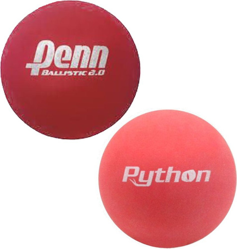 Kit Bola Ballistic 2.0 Vermelha + Python Vermelha (avulsas) Vermelho