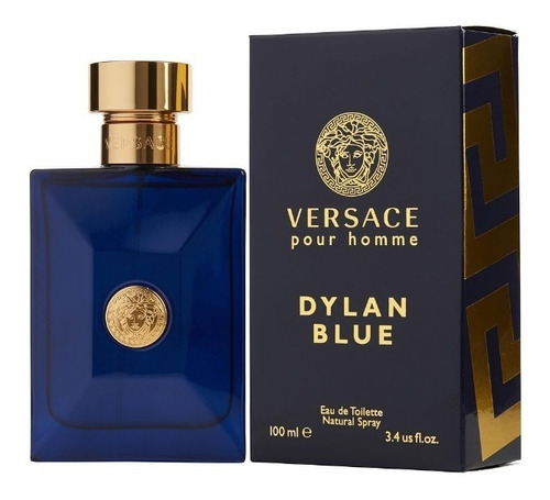 Perfume Dylan Blue De Versace Hombre 100 Ml Eau De Toilette Nuevo Original