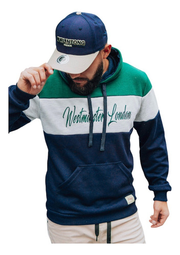 Buzo Algodón Hombre Capota Hoodie Compatible Con Gap