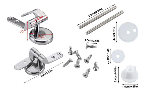 .. Soportes De Bisagra For Asiento De Inodoro,