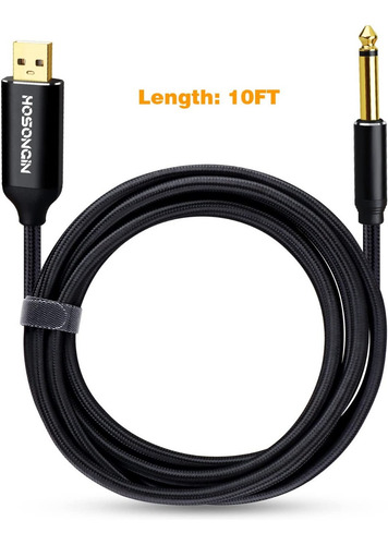 Imagen 2 de 8 de Cable Usb Macho A Trs Macho De Hosongin