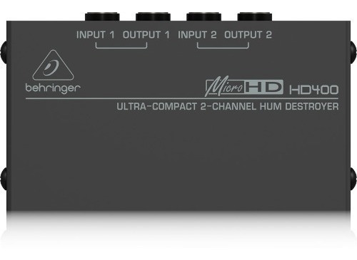 Eliminador De 2 Zumbidos Behringer Hd400 + Garantía