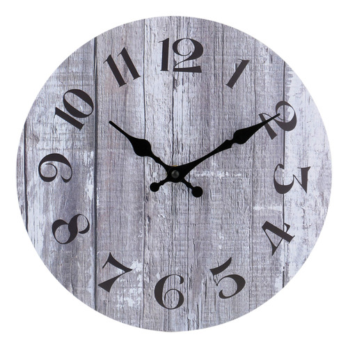 Jomparis Reloj De Pared Decorativo De Madera Silencioso, Sin